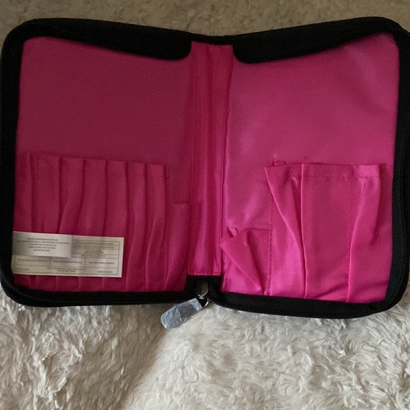 Vintage makeup bag polka dot, Avon brush pouch other black also brush pouch - Picture 3 of 4